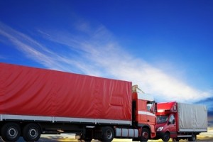 Head-on truck accident